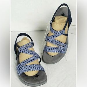 🏜️Skechers Navy Reggae Slim Stretch Appeal Sandals